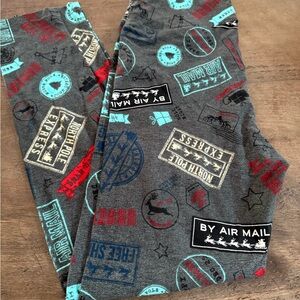 Christmas North Pole Gray Leggings